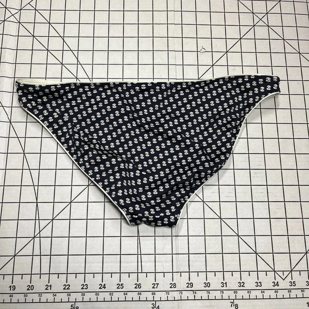 Tory Burch Navy and White Bikini, Size Medium
